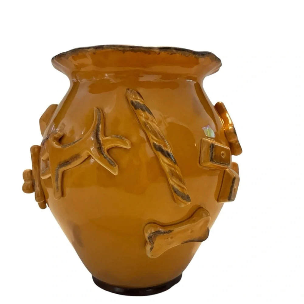 Carmel Ceramica Dog Treat Jar